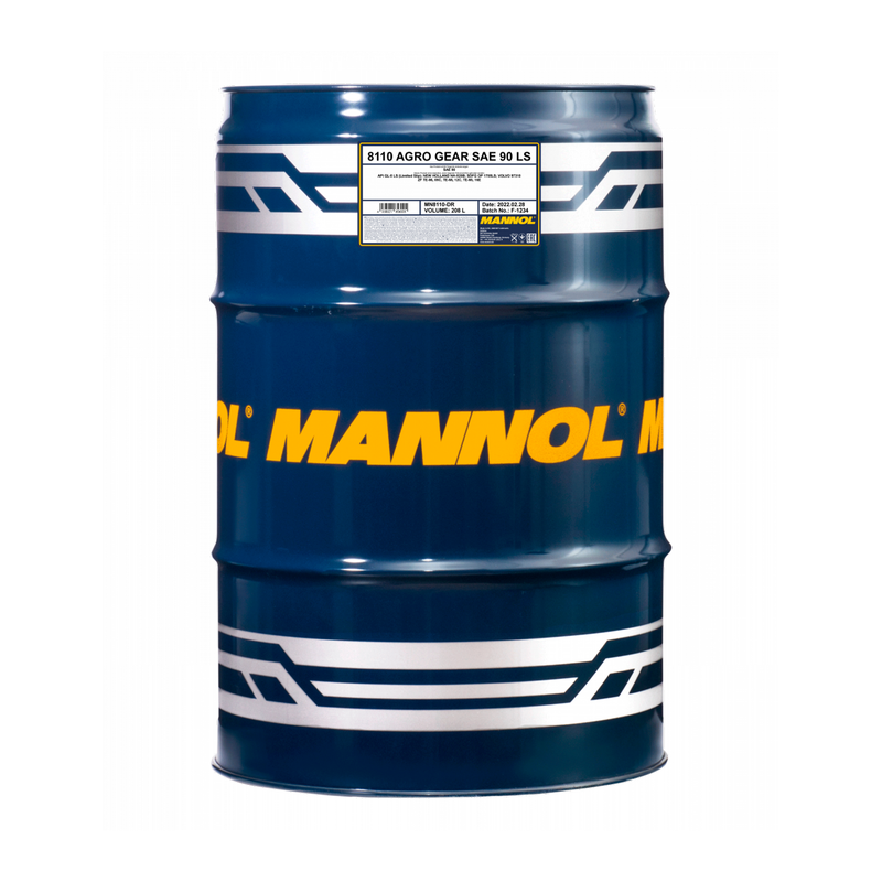 MANNOL Agro Gear 90 LS (Limited Slip) GL-5 208L - Voitelukeskus